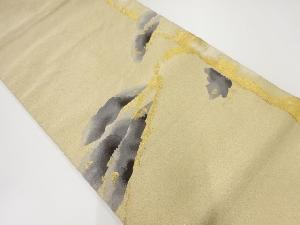 アンティーク　綴れ松模様織出し名古屋帯（材料）